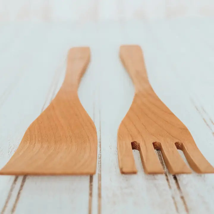 Michigan Cherry - 14" Servers - Bee's Oil Finish